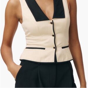 NWT reformation vest shirt